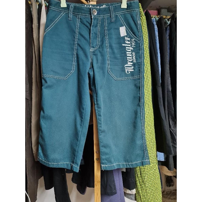 กางเกง ขา 4 ส่วน wangler มือสอง size 160