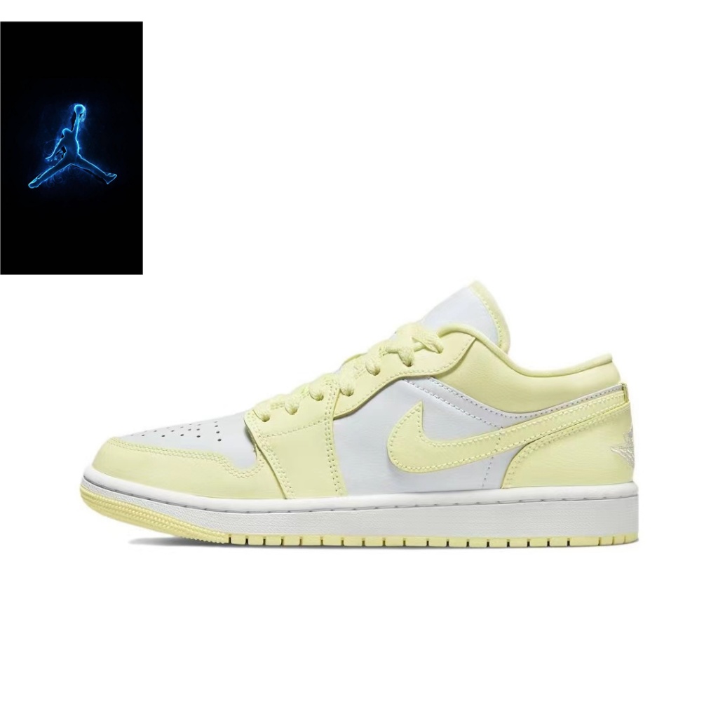 Jordan Air Jordan | Durable Low Top Retro Basketball Shoe Women's Yellow White
