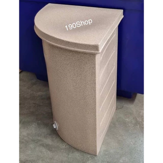 ถังน้ำเข้ามุม 180ลิตร ทรงสามเหลี่ยม ลายแกรนิตสีทราย สีขาว เนื้อหนา (กรุณากดสั่งออเดอร์ละ 1 ใบ เท่านั้น)