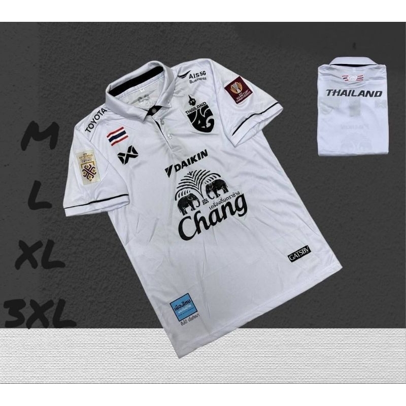เสื้อกีฬาผู้ชาย คอปก ช้างChang มีถึง3XL(เฉพาะเสื้อ)