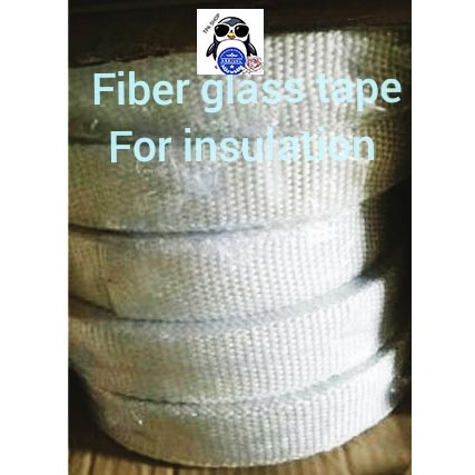 Fiberglass.tape​ for insulation ผ้า​เทป กัน​ความร้อน​สูง​ หน้า​กว้าง​ 1 นิ้ว​  หนา​ 3 มม.​ ยาว​ 30​เมตร ใช้พันท่อไอเสีย​