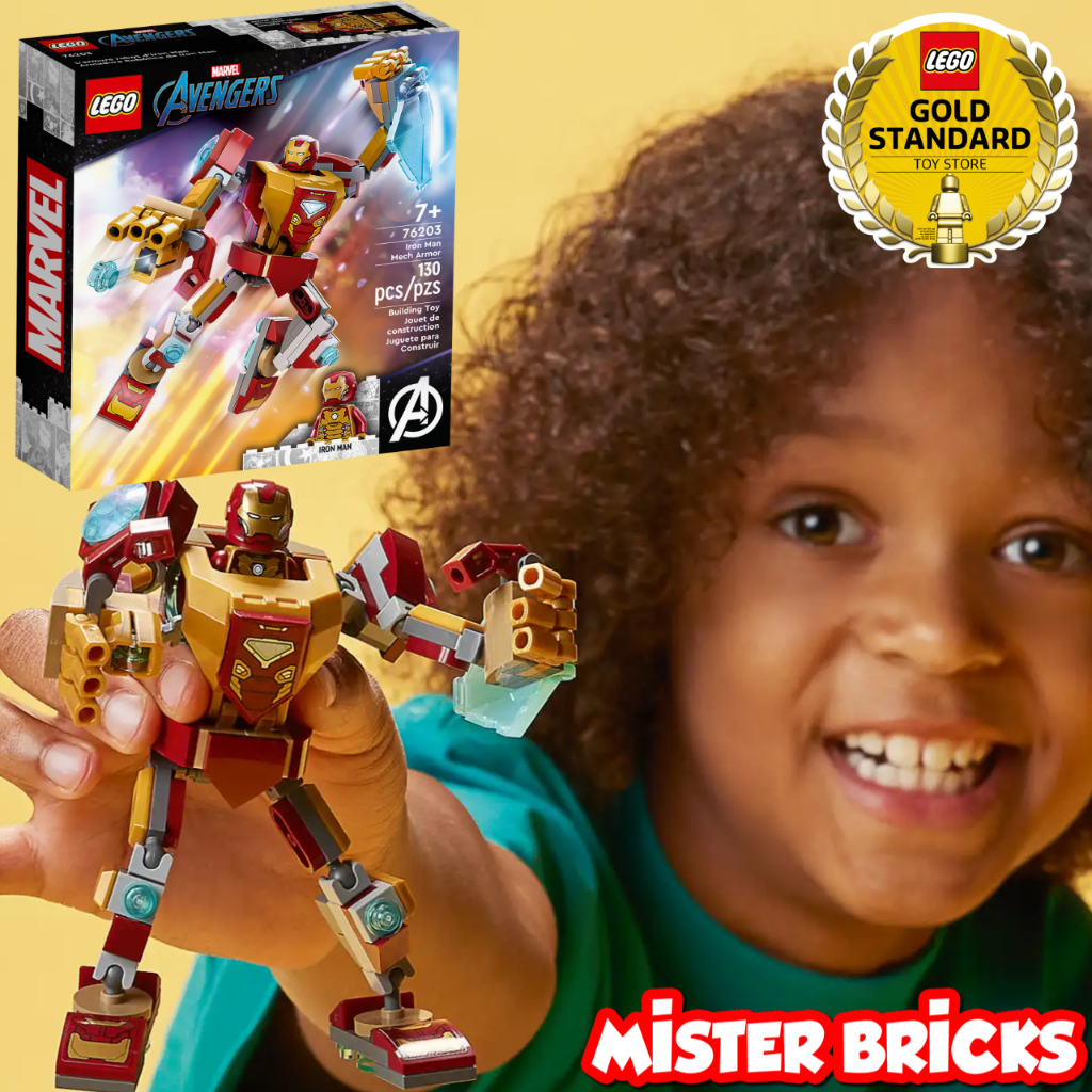 LEGO® 76203 Marvel Iron Man Mech Armor ( Hard To Find )