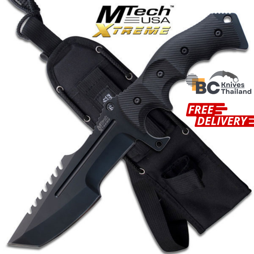 ฺ&lt;พร้อมส่ง&gt; BCKnives ขายมีดพก มีดใบตาย มีดเดินป่าแรมโบ้ (MTech USA XTREME RAMBO) (MX-8054)