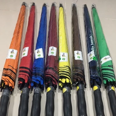 ร่ม 30 นิ้ว UVดำ โครงไฟเบอร์ ออโต้เปิด มี 8 สี
