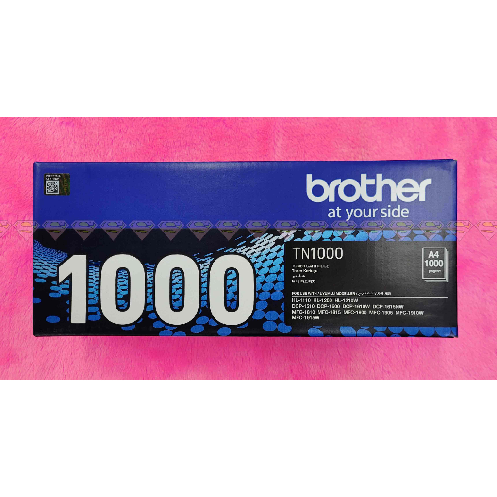Brother Toner TN1000 BK สีดำ