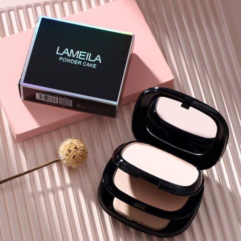 i happy shop:แป้งเค้กทูเวย์ ผสมรองพื้น LAMEILA-2in1