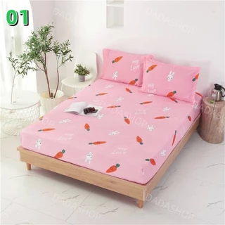 🛏ผ้าปูที่นอน🛏 Da1/1 แบบรัดรอบเตียง* ไม่รวมปลอกหมอน*ขนาด 3.5 ฟุต 5 ฟุต 6 ฟุต 🌈สวมใส่สบายไม่หลุดง่าย เข้ามุมไร้รอยต่อ🌈