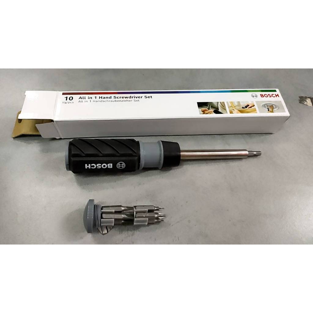 2607017653 BOSCH ไขควงด้ามฟรีหัวแม่เหล็ก พร้อมดอกไขควง All in One Hand Screwdriver Set – 2607017653 ราคา ถูกที่สุด ดีลบีเคเค แกลเลอรีภาพที่ 3