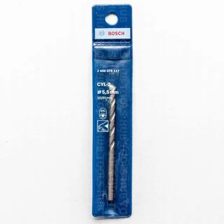 ดอกสว่าน​เจาะปูนก้านกลม BOSCHรุ่นCYL-2 ขนาด 3-6.5 mm. ดอกสว่านเจาะปูน (ของแท้)