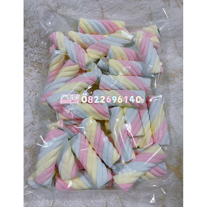 🍓มาร์ชเมลโล่สอดไส้สตรอเบอร์รี่300กรัมค่ะ