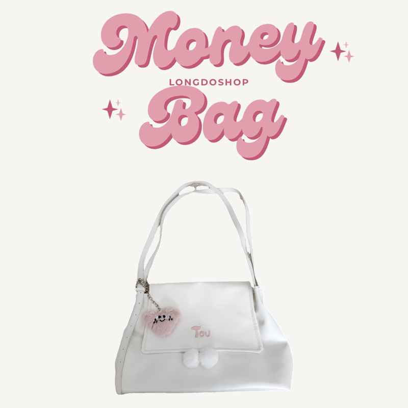 [ลดเพิ่ม15% ใส่โค้ด MENAW4 เฉพาะ20-31มี.ค.66] Money bag 3สีใหม่ กระเป๋าสะพายหนัง - รูปที่ 2
