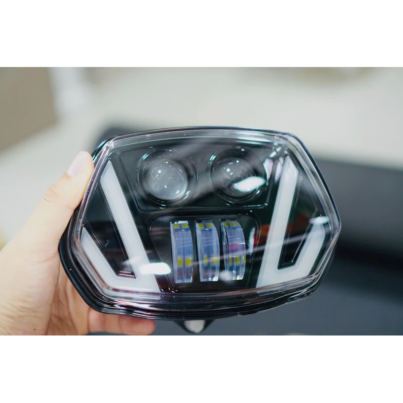 ไฟหน้าแต่ง LED Vespa พร้อมปลั๊กตรงรุ่น thumbnail 3