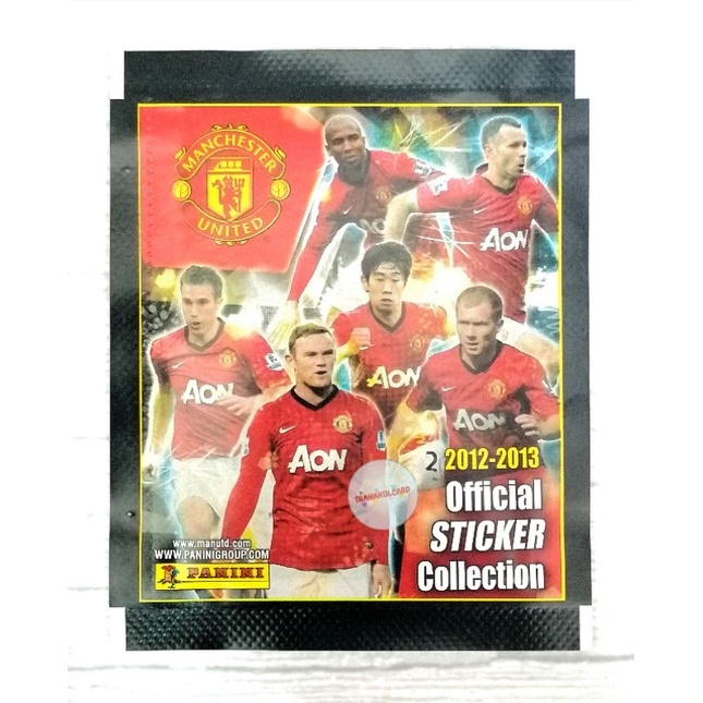 ขายคู่ 2 ซอง (Sealed Pack) 2012/13 PANINI STICKER MANCHESTER UNITED (ซองสุ่มสติ๊กเกอร์)