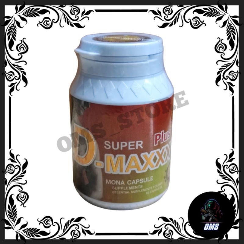 SUPER D MAXXX Plus 2+ MONA #60แคปซูล #ไม่ระบุชื่อสินค้าหน้ากล่อง