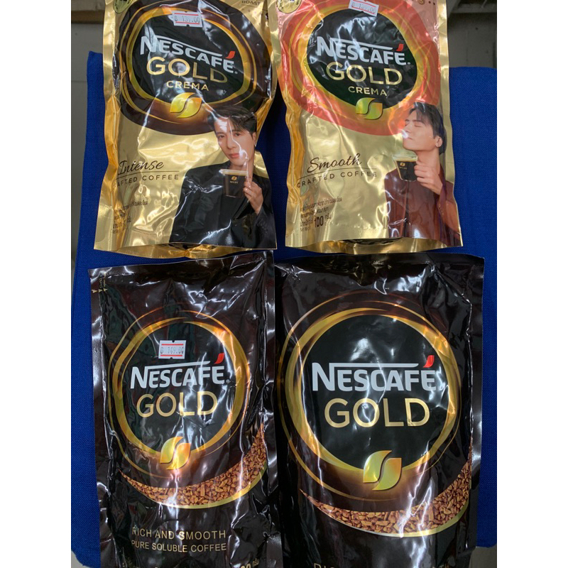 Nescafe เนสกาแฟ โกลด์ กาแฟสำเร็จรูปผง ขนาด 100/180 กรัม รุ่น Original / Crema แบบ Intense / Crema แบบ Smooth(ราคาพิเศษ!)