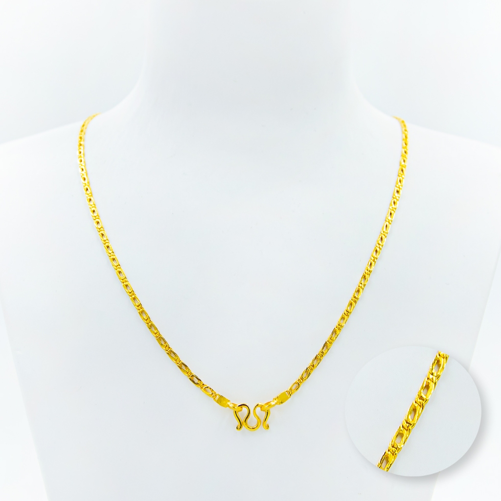 Soholdgold สร้อยคอทองคำ น้ำหนัก 2 สลึง ลายตาม้า ทองคำแท้ 96.5 พร้อมใบรับประกัน