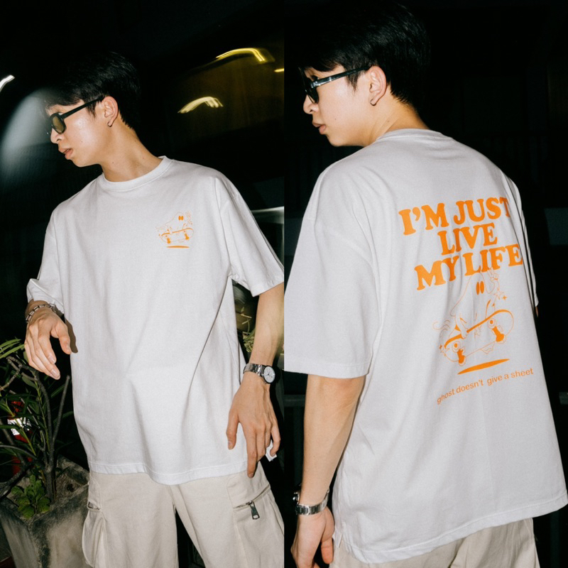 ZAMIO GHOST T-shirt เสื้อยืดแขนสั้นทรง oversize - รูปที่ 4