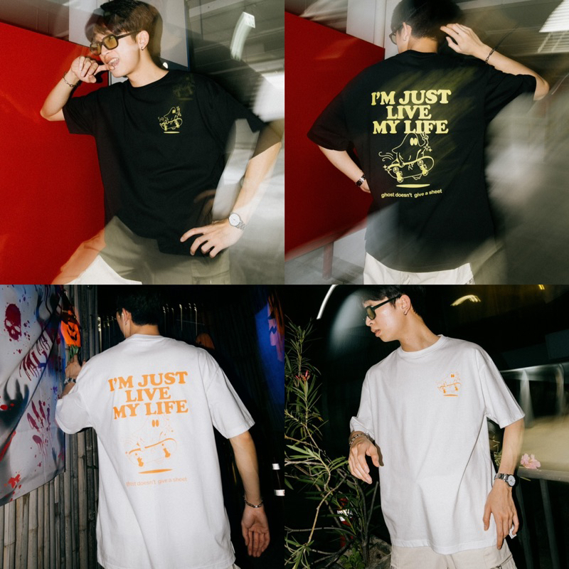 ZAMIO GHOST T-shirt เสื้อยืดแขนสั้นทรง oversize