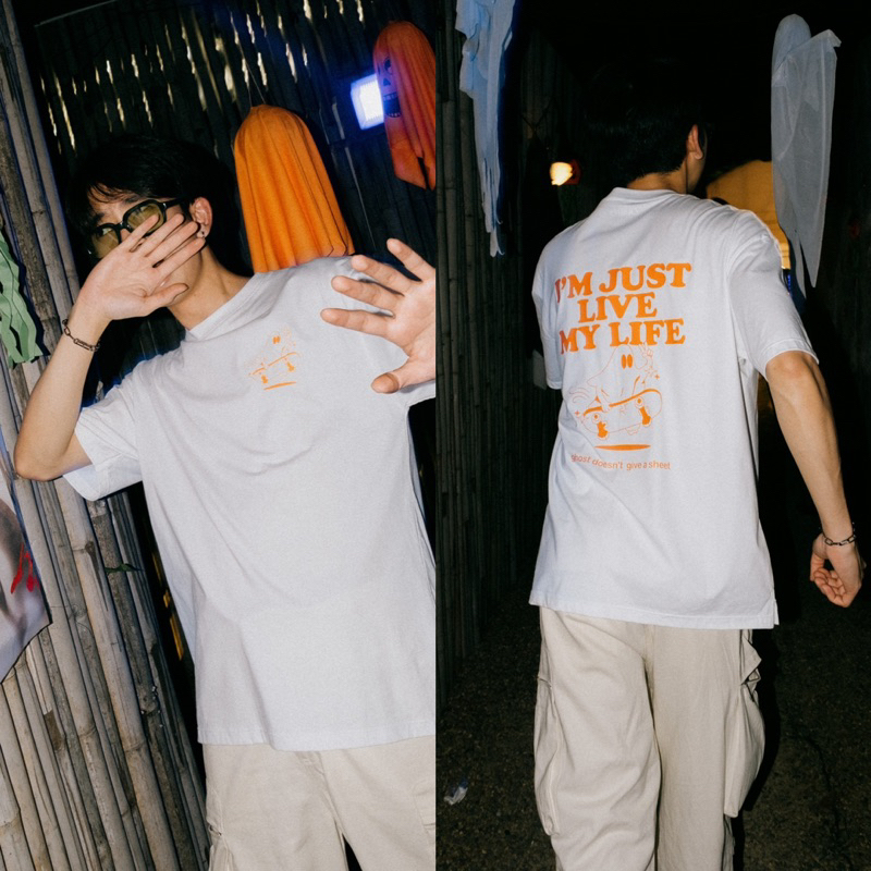 ZAMIO GHOST T-shirt เสื้อยืดแขนสั้นทรง oversize - รูปที่ 5