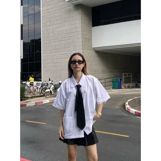 เสื้อบอยมีกระเป๋าล่าง🫧💗zzinzin