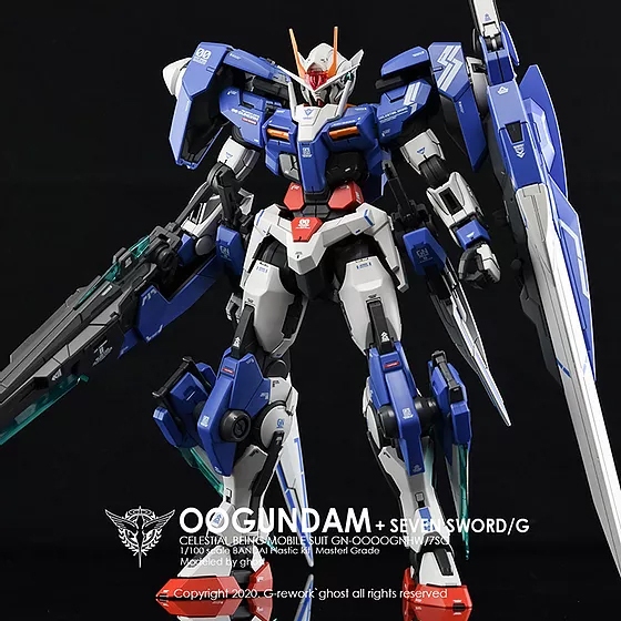 (Ghost-Decal) Water Decal 030 MG1/100 Gundam OO Seven Sword/G ราคา ถูกที่สุด ดีลบีเคเค แกลเลอรีภาพที่ 2