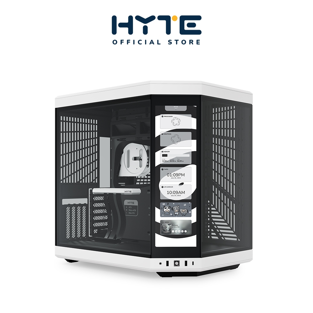 [HYTE Official Store] HYTE Y70 BLACK/WHITE (Computer case / เคส ...