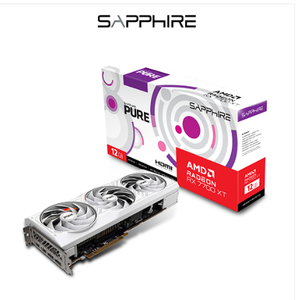 SAPPHIRE PURE AMD Radeon™ RX 7700 XT 12GB
