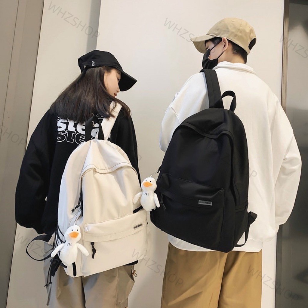 กระเป๋าเป้สะพายหลัง กระเป๋าเดินทางแบบเรียบง่าย ความจุขนาดใหญ่ กันน้ำ น้ำหนักเบา สำหรับผู้หญิงและผู้ชาย