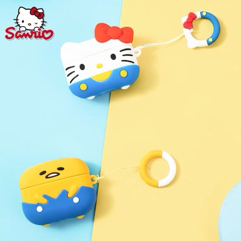 🌈 พร้อมส่ง ❤️ Sanrio Hello Kitty Gudetama For AirPods Pro Case เคสแอร์พอดคิตตี้ ไข่ขี้เกียจ ลิขสิทธิ์แท้
