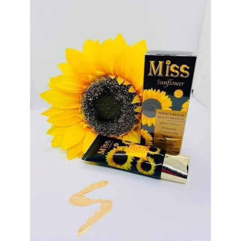 ครีมมีส miss sunflower มีทั้งไนท์ครีมและบีบีครีมกันแดด