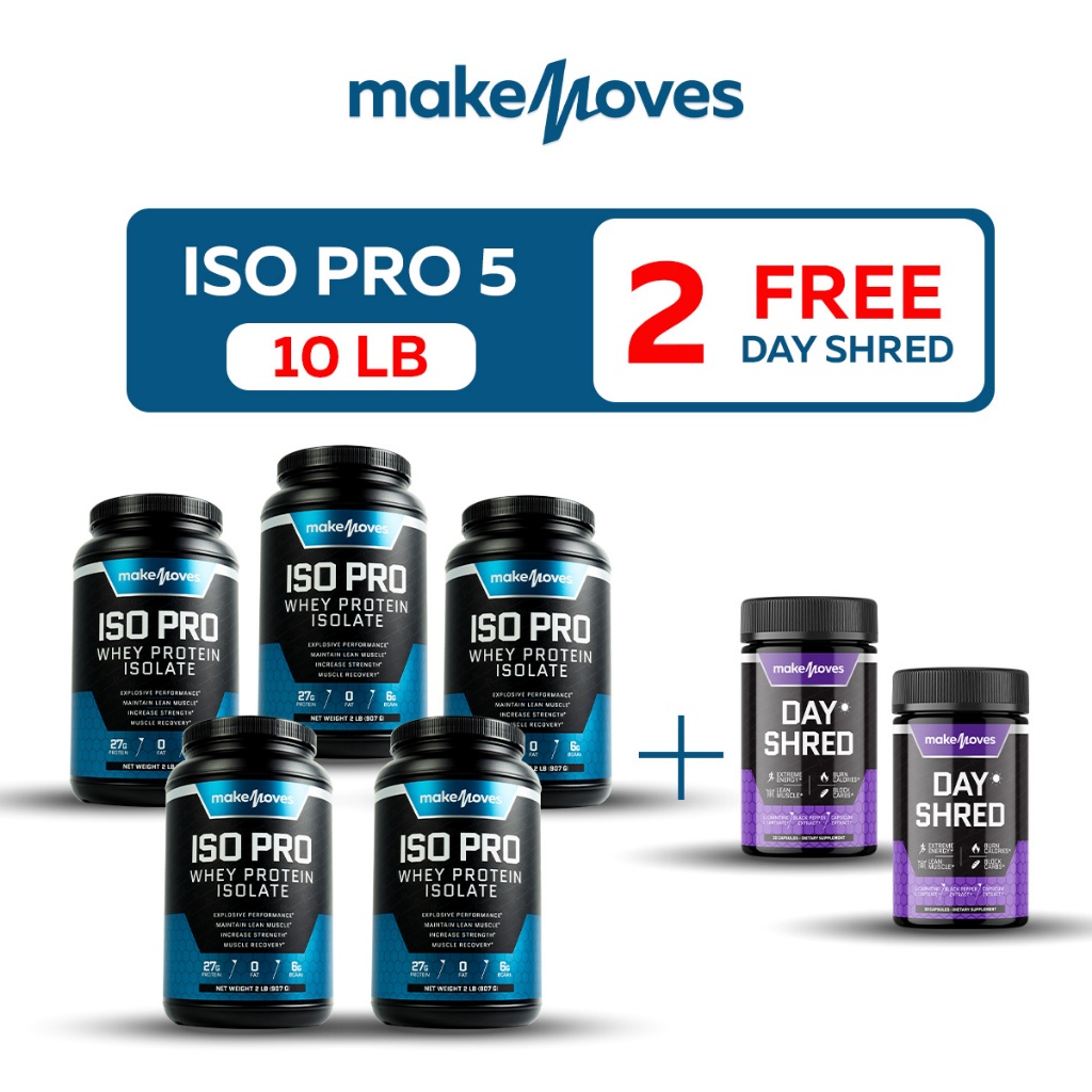 ISO PRO Whey Protein Isolate MakeMoves (Iso Pro 5 with free 2 Day Shred)