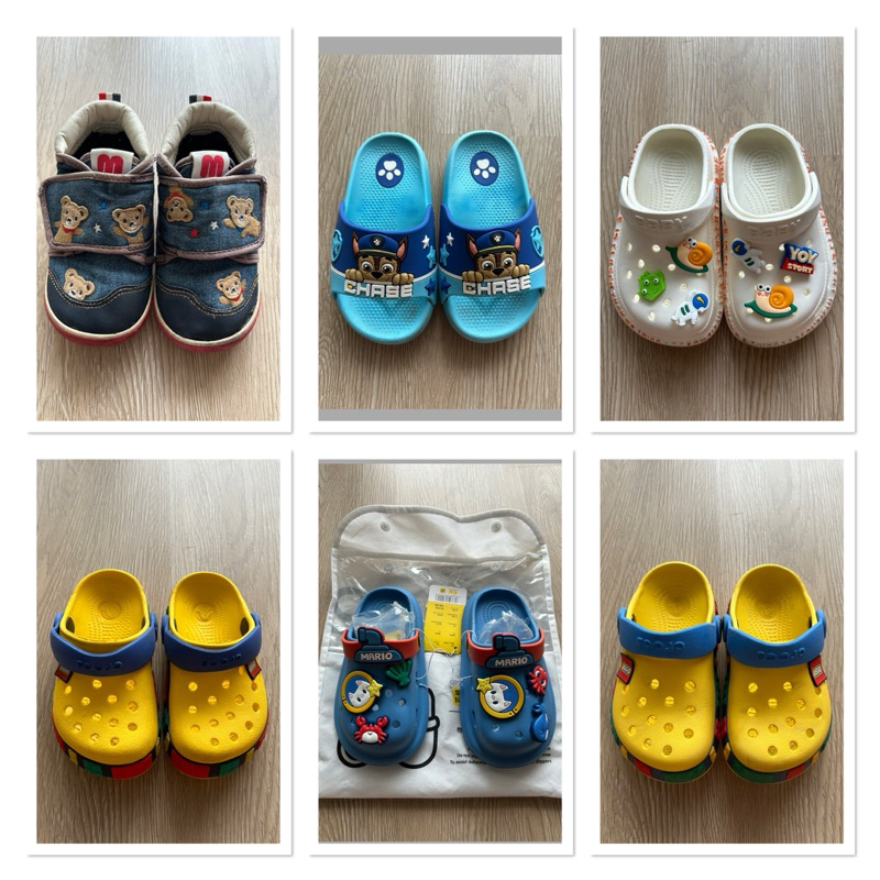 รองเท้าเด็ก มือ1-2  miki house, crocs, pow สภาพ 70-100%