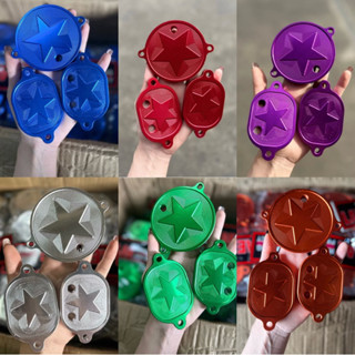 ฝาวาวล์+ฝาแคม✅ครบชุด3ชิ้น✅สำหรับ4วาวล์CNC ใส่เวฟ125R/w-125S/…