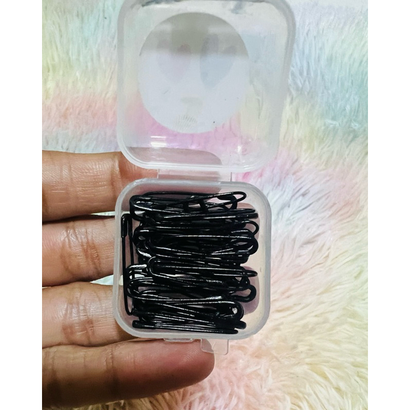 เข็มกลัดตัวยูถนอมผ้า 40อัน15฿100อัน35฿ใส่กล่องพกพาง่าย