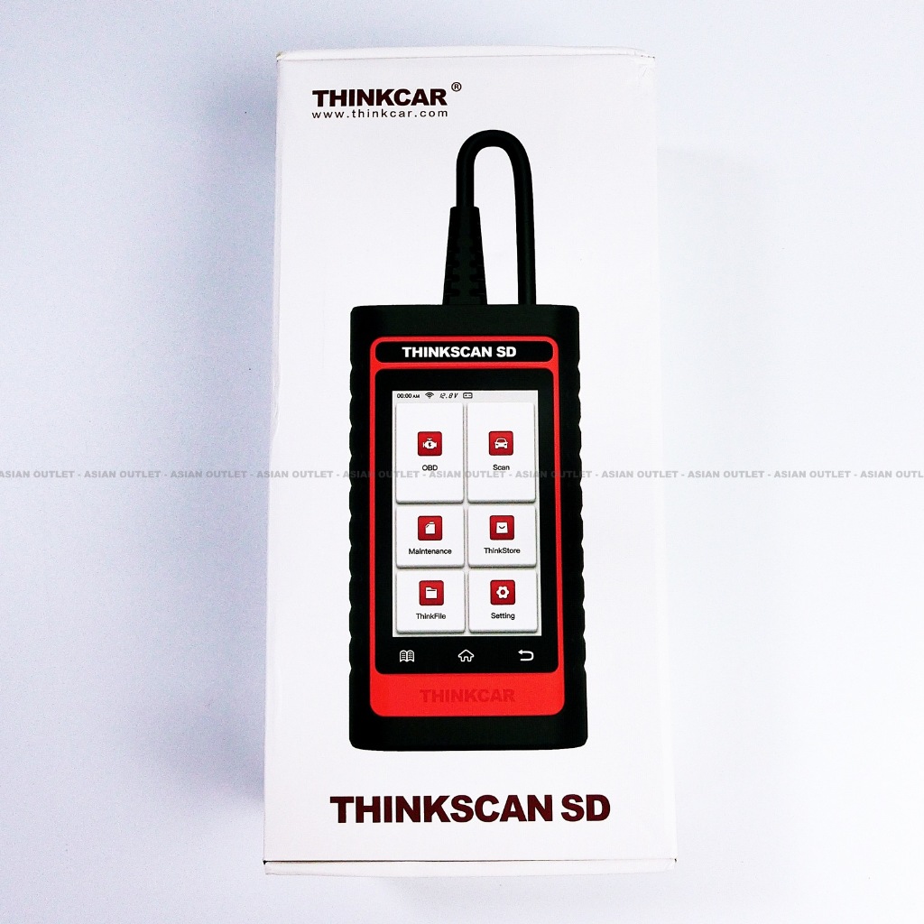 Thinkscan SD6 OBD2 Scanner 6 ระบบ ECM AT SRS ABS BCM IC รีเซ็ตอีก 28 ระบบ WiFi Free Lifetime Update มือสอง เหมือนใหม่