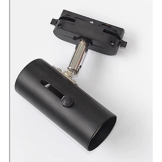 โคมไฟ ติดราง E27 tracklight สปอทไลท์ แทรคไลท์ เฉพาะหัวโคม ไม่รวมราง หน้ากลม(โคมเปล่า)