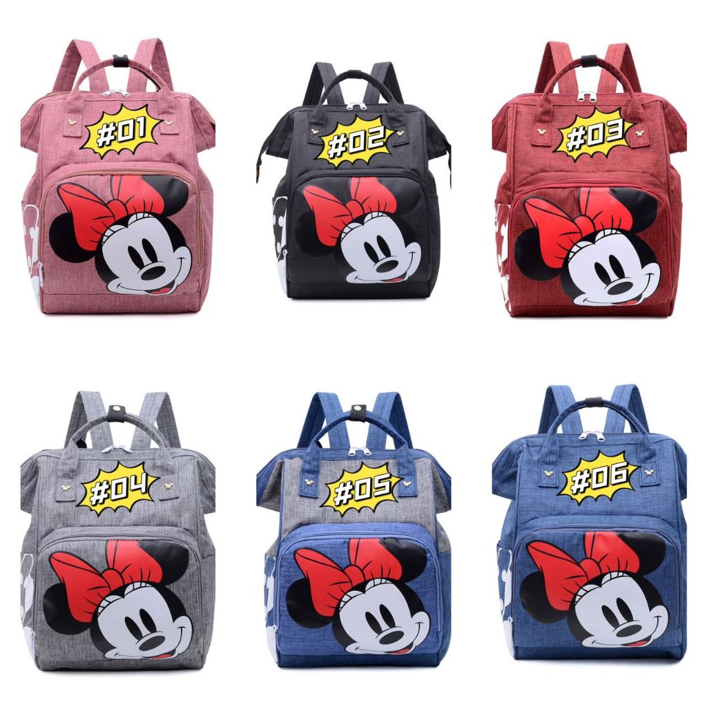 i happy shop: กระเป๋าเป้ลายมิกกี้เมาส์น่ารักมี 6 สีให้เลือก