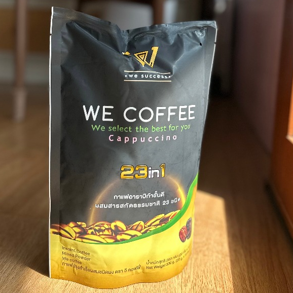 We​ Coffee​ กาแฟวี​ กาแฟเพื่อสุขภาพ 1 ห่อ มี 15 ซอง