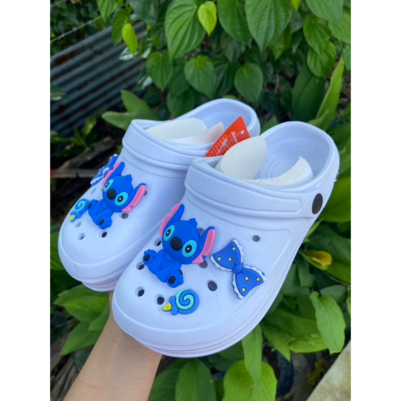 🔥พร้อมส่ง🔥 (แนะนำลดลง 1 size) รองเท้าแตะหัวโต แฟชั่น ติดการ์ตูนน่ารักๆ สูง 3 ซม. น้ำหนักเบา ใส่สบาย แบบที่ 21-30