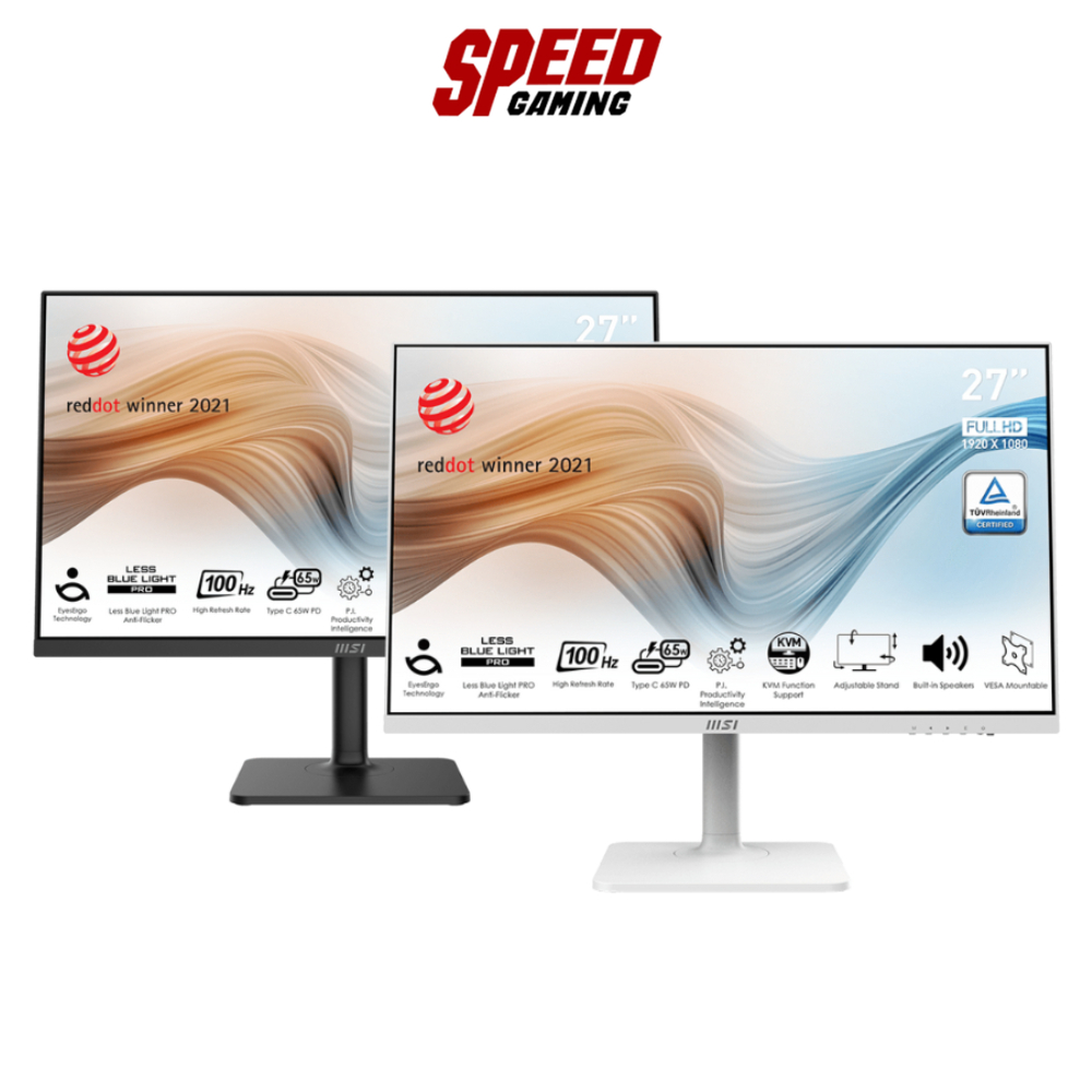 MSI MODERN MD272XP/MD272XPW MONITOR (จอมอนิเตอร์) 27" IPS 1MS 100Hz / By Speed Gaming