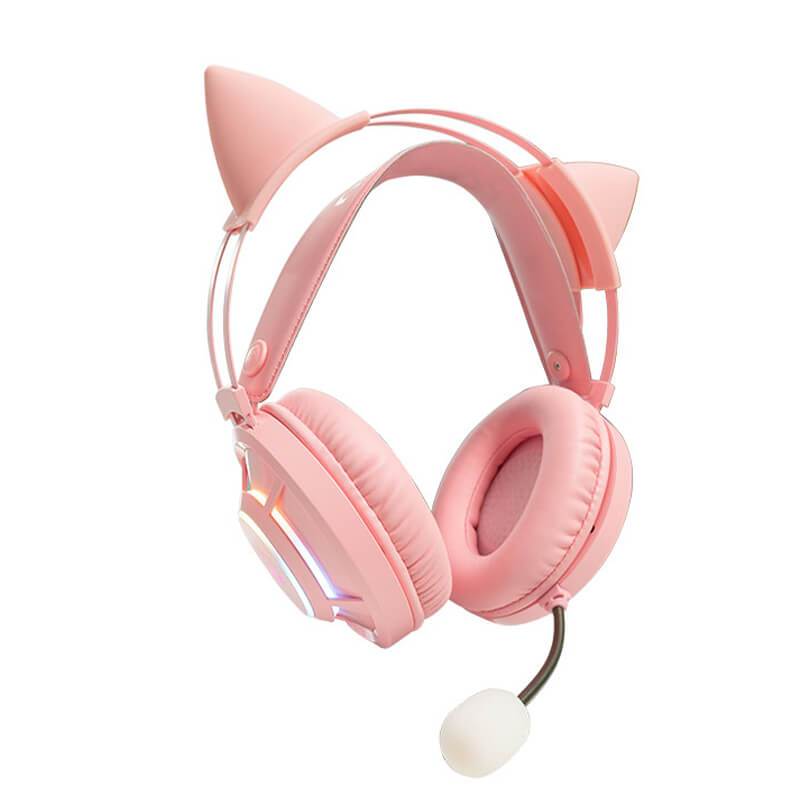 หูฟัง ทรงหูแมว DAREU EH469 Gaming headset หูฟังเกมมิ่ง 7.1 ระบบไฟ RGB #onikuma #หูฟัง #หูฟังเกมมิ่ง #หูฟังสีชมพู