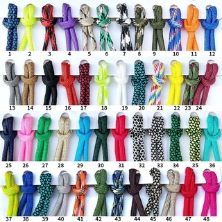 เชือกพาราคอร์ดขนาด4มิล ราคา ต่อ 1 เมตร มีสีให้เลือกจำนวนมาก