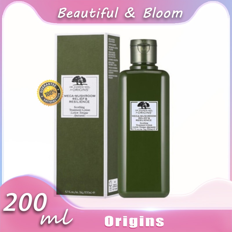 แท้ ORIGINS Origins MEGA-MUSHROOM RELIEF & RESILIENCE TREATMENT LOTION 200ml