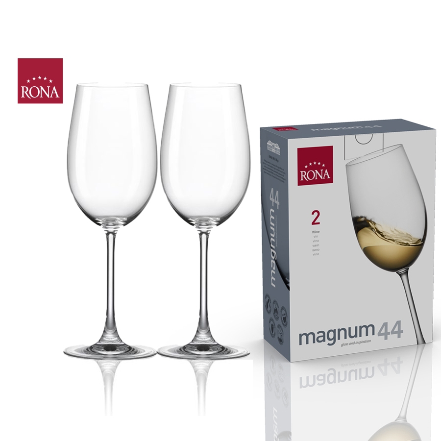 แก้วไวน์ขาวคริสตัล Rona Magnum White Wine Glass 440 ml