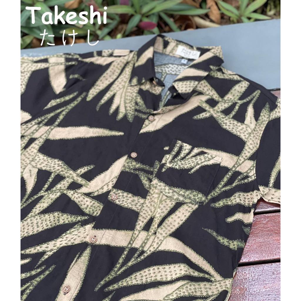 เสื้อเชิ้ตแขนสั้นฮาวาย Takeshi