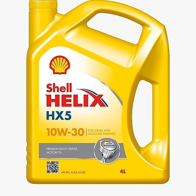 น้ำมันเครื่อง Shell HX5 10W-30 ดีเซล กึ่งสังเคราะห์ (มีให้เลือก 2 ขนาดคือ 6 ลิตรและ 6+1 ลิตร)