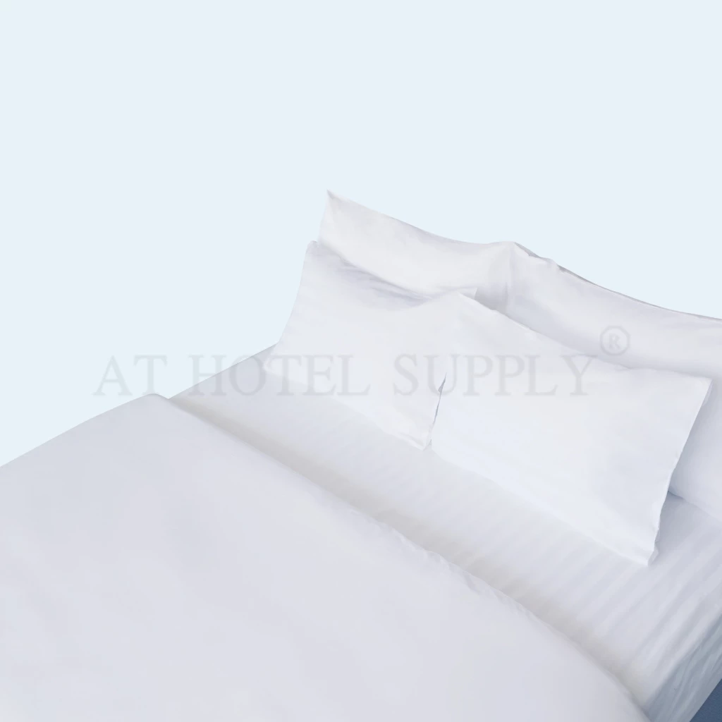 Athotelsupply ผ้าปูที่นอน รัดมุม/ปล่อยชาย เกรดโรงแรม Cotton100% CVC220 thumbnail 4