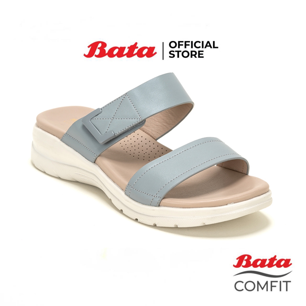 Online Exclusive Bata บาจา Comfit รองเท้าเพื่อสุขภาพแบบสวม สำหรับผู้หญิง รุ่น LadyComfit สีน้ำเงิน รหัส 5809048