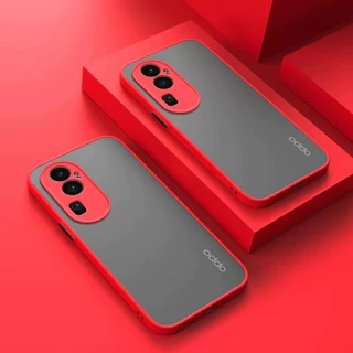 เคสขอบสี หลังด้าน OPPO Reno10 5G/Reno10Pro Plus/Reno12 Reno12F Reno11 Reno11F Reno4/Reno5/Reno6/Reno6Z เคสด้าน 025