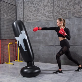 เสาชกมวยแบบพอง sandbag boxing กระสอบชกมวย กระสอบทรายตั้งพื้น กระสอบต่อยมวย ใช้ได้ทั้งผู้ใหญ่และเด็กกระสอบทรายตั้งพื้น